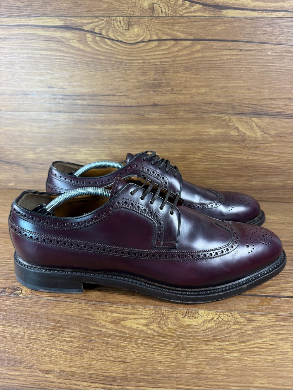BROOKS BROTHERS Wingtip Oxfords Dress Shoes Men’s Size 12 ‘Made In Italy’
